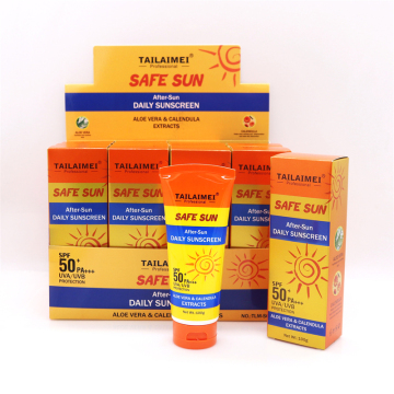 TLM Suppliers Organic Sun Cream SPF 50 - Safe Sun Protection for Face and Body