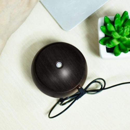 130ML Mini Portable USB Wood Grain Aromatherapy Humidifier