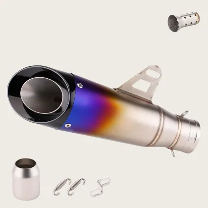Custom Motorcycle Exhaust Pipe Modifications for Ninja 400, 650, R3, and CFMoto 250SR: Enhancing Performance with Slanted Tail Section Designs