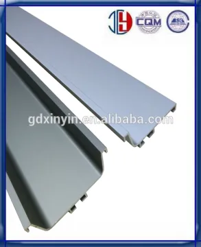 Fashion recessed handle aluminum alloy profile for kitchen cabinet