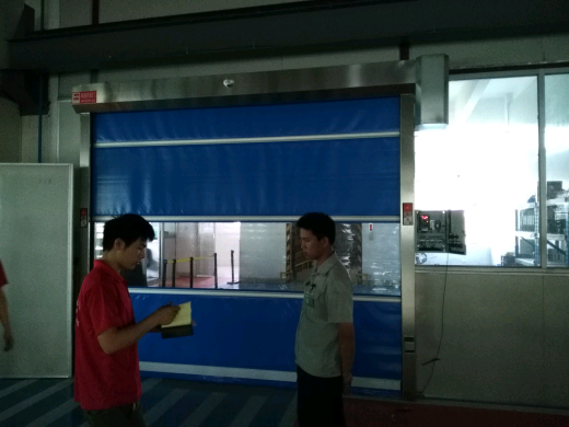 Malaysia Commercial Fabric PVC High Speed Door