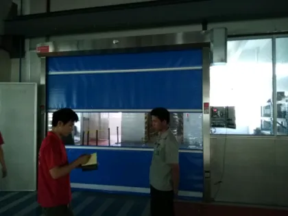 Automatic PVC Roller Shutter Doors For warehouse