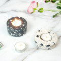 White Candlestick Marble Candle Holders for Dining Table