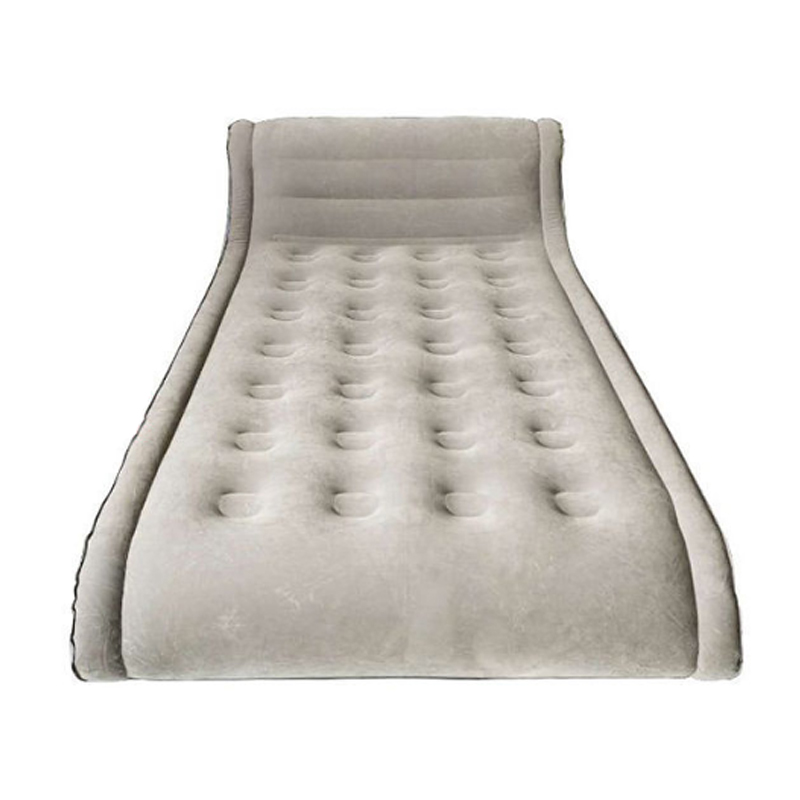 Comfort Headboard Airbed Inflatable Flocking Air Bed