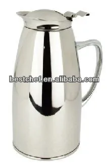 18-10 stainless steel double insulated polished coffee server jug