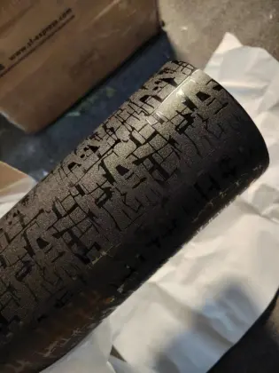 Black Maya Pattern Car Interior VInyl