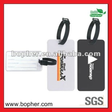 hot sale pvc cute luggage tags