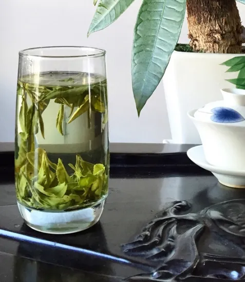 Organic longjing green tea slimming tea, west lake longjing Eu standard, hangzhou xihu longjing