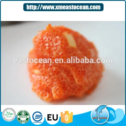 2016 Hot sell delicious seafood snacks frozen salted flying fish roe