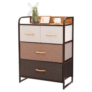 4 Drawer Fabric Storage Chest