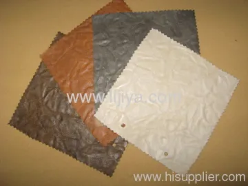 Wrinkle Pu Synthetic Leather 