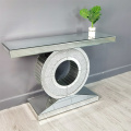 Crystal Diamond MDF Mirror Console Tabella