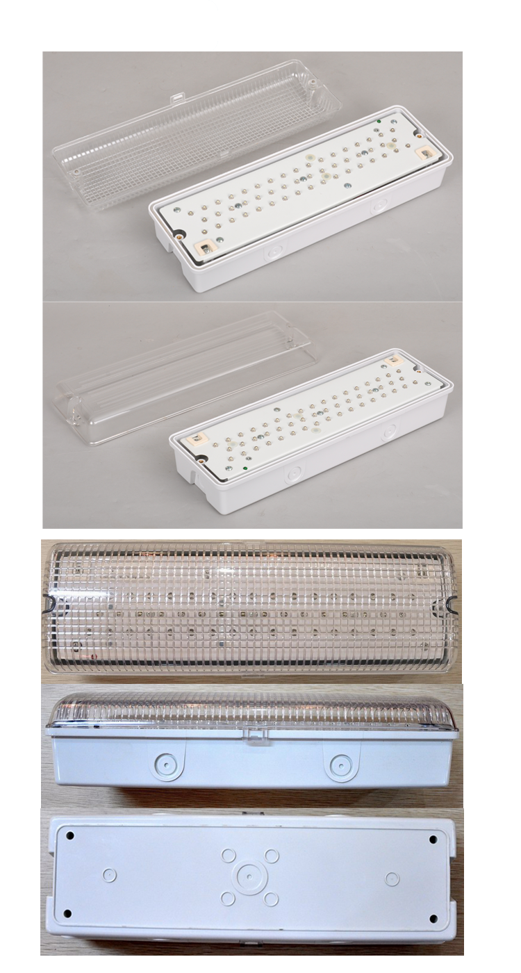 Luz de emergência LED de LED de Bulkhead IP65 tradicional à prova d'água