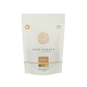 Impression colorée Matériaux biodégradables 16 oz Sacs de café avec vanne