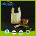 Custom Sizes T Shirt Plastic Colorful Poly Reclosable Poly Plastic Grocery Bags