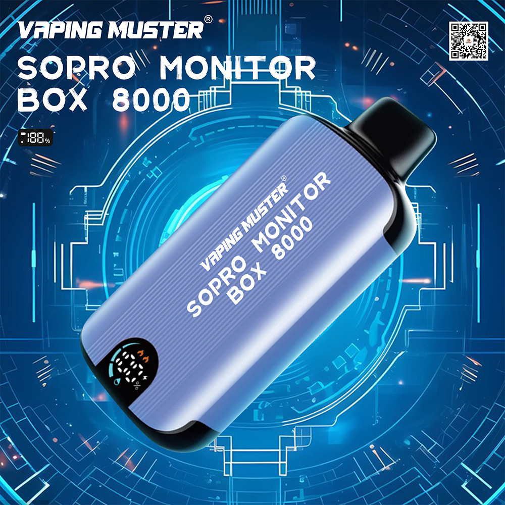 Sopro Monitor Box Vape 8000 Puffs