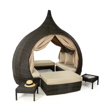 High Fashion Outdoor Rattan Daybed