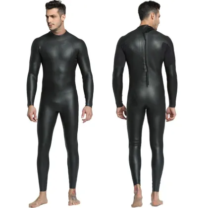 CR Triathlon Smooth Skin Full Sleeves Neoprene Wetsuit for Surfing and Swimming