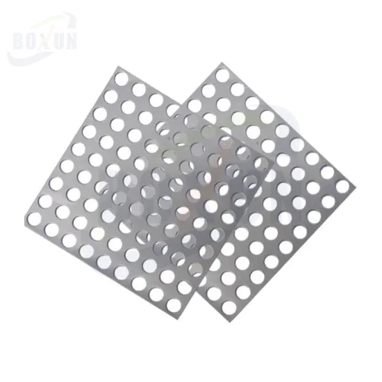 Customizable Aluminum Perforated Sheet Metal: Oblong Slotted, Perforated Mesh, and Circular Hole Screen Panels