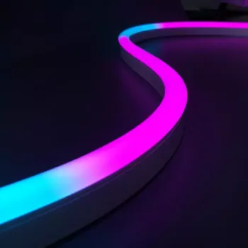 5050SMD RGB LED Neon Rope Light - Waterproof IP67 DC12V Flex WS2811 Digital LED Strip