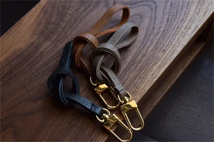 Schnauzer Dog Handmade Leather Car Keychain