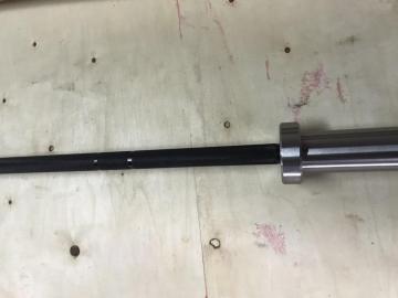 Black oxide and hard chromed women's bar