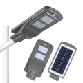 Luz de rua led solar integrada com sensor de movimento IP65