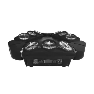 9-Head Spider Beam 110W RGB Laser Light Show Fixture