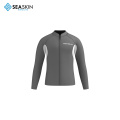 सीस्किन 2 मिमी जैकेट लंबी आस्तीन न्योप्रीन कस्टम प्रिंट wetsuits टॉप