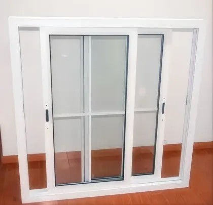 North American Latest Design Grill PVC Sliding Window