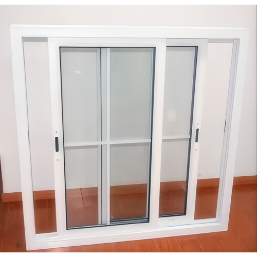North American Latest Design Grill PVC Sliding Window