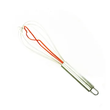 Stainless steel handle mixer silicone wire egg whisk