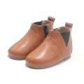 Leather Winter Brown Children Chelsea Boots