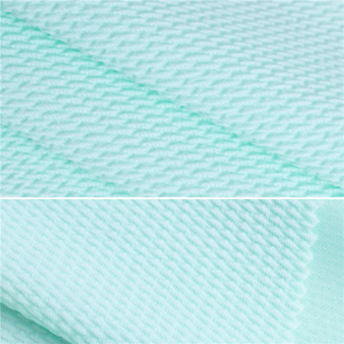 Skin-friendly Polyester Twill Bubble Jacquard Baby Fabric
