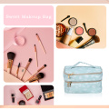 Bolsa de maquillaje doble bolsa multifuncional