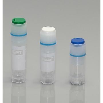 Inserções de tampa de frasco branco criogênico