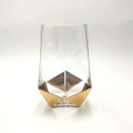 real gold decal high ball glass drinking ware