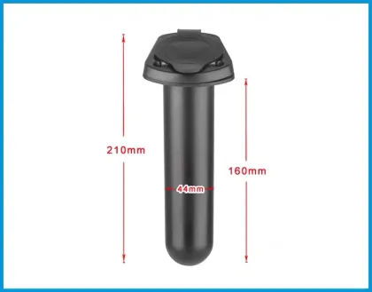 Small Fishing rod barrel on kayak