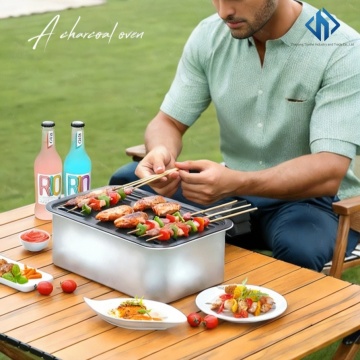 Home Grilling Essential: Anthracite Charcoal Grill