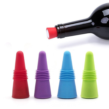 Silikon Gummi wiederverwendbarer Champagnerflaschendeckel für Rotwein