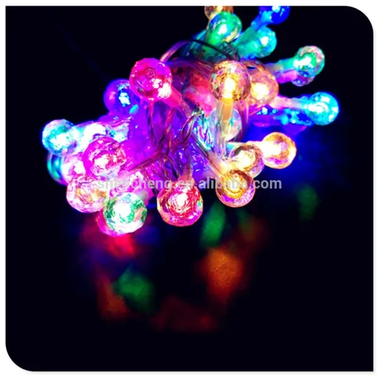 holiday string light with soccer multi color