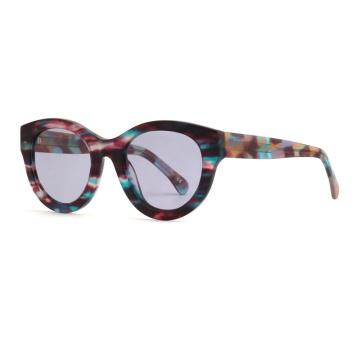 Women Oversized Uv400 Polarized Shades Acetate Sunglasses