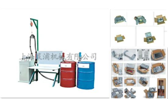 On-site foam packaging equipment for instrument panel