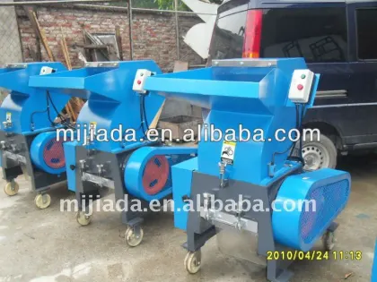 Strong industrial plastic bag shredder