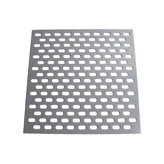 Aluminium Perforated Metal Sheet - Stamping 15-21 Day Delivery Silver Screen Mesh