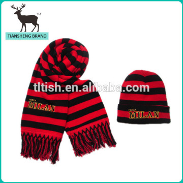 football team fan club beanie hats and scarf promotion