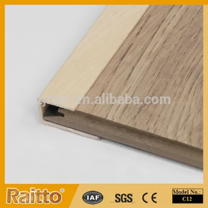 Raitto Brand C-shaped PVC Floor Profile Stair Nose