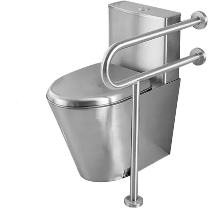 stainless steel wall mounted wc public toilet