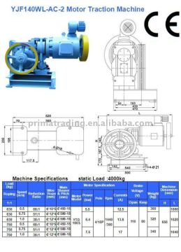 good stable traction motor machine