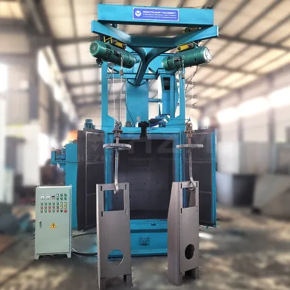 Gear Box Q378 Spinner Shot Blaster for Alloy Wheel Shot Blasting